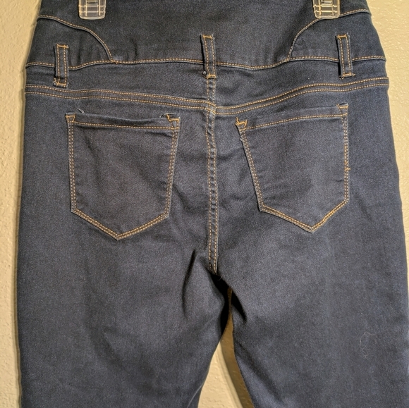 Bluespice size 13 Women's Dark Blue Jeans skinny stretch barely use - Picture 10 of 10
